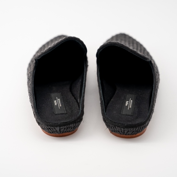 size 40 Max Mara Weekend Tela Raffia Mules Slippers Slip on - Picture 5 of 11